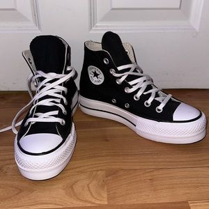 Black Platform Converse